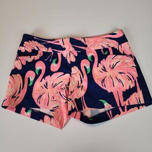 Lilly Pulitzer Flamingo shorts sz 00 summer beach